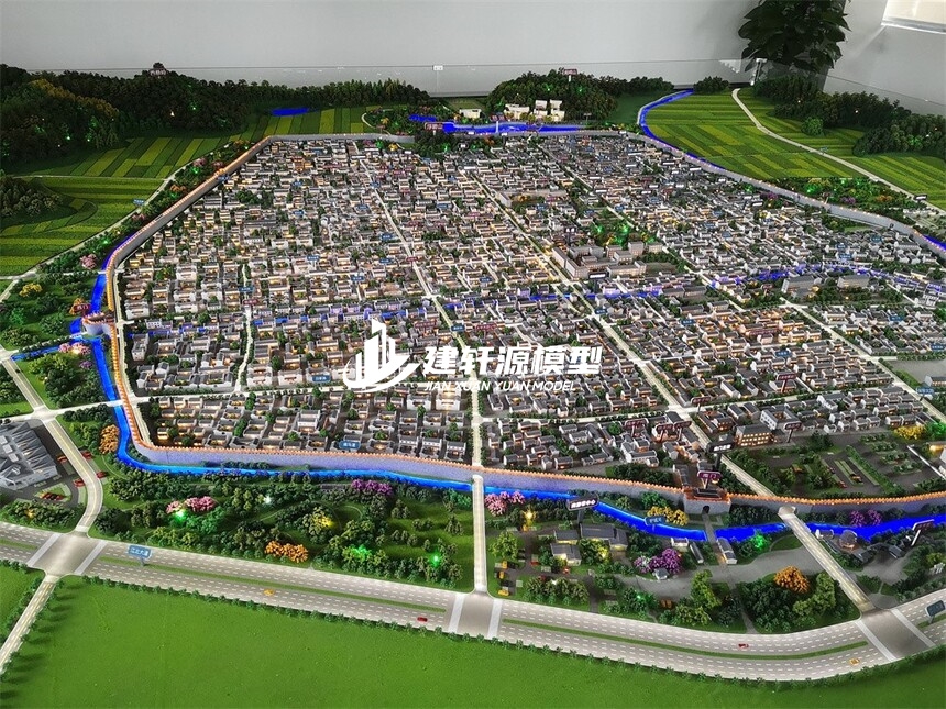 景泰城市规划模型